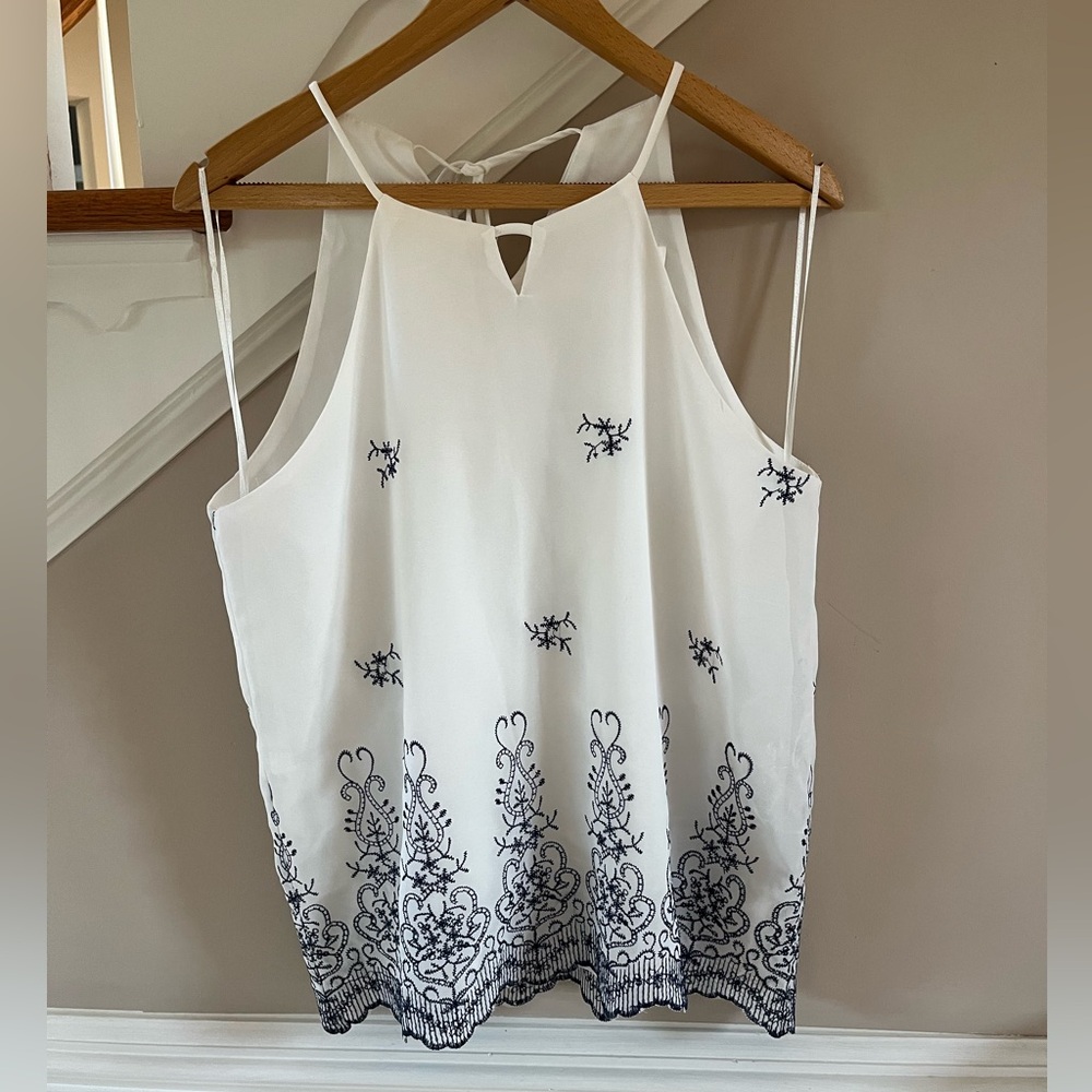 Embroidered Women's Tank Top